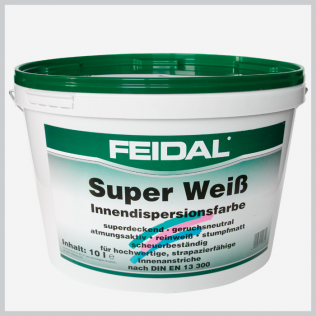 FEIDAL Super Weiss LF латексная краска для стен и потолков